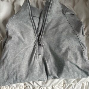 Lululemon Athletica Light Gray Zip-Up Jacket